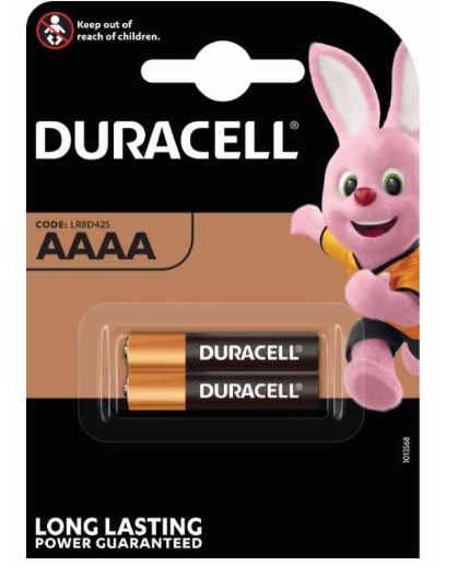 BLISTER 2 PEZZI PILA DURACELL AAAA LR8 1,5V