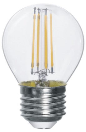 LAMPADINE LED FILAMENTO E27 4W 470LM 2700K 300? 45*77mm 15000h CRI80