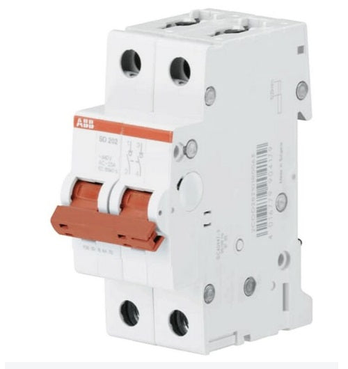 INTERRUTTORE SEZIONATORE ABB SD202/25 2P 40A 2M M990415