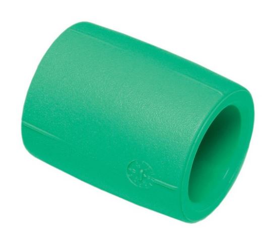 RACCORDO DIRITTO INTERMEDIO FEMMINA FEMMINA IN POLIPROPILENE SERIE TIGRIS GREEN DIAMETRO 40