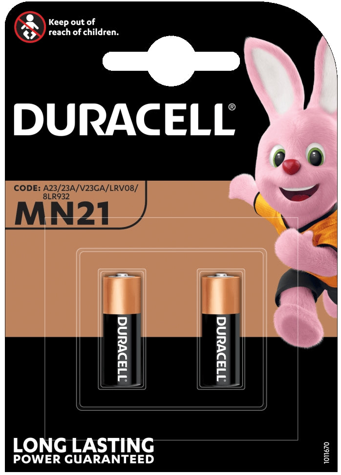 BATTERIE ALCALINE SPECIALISTICHE 12 V DURACELL MN21