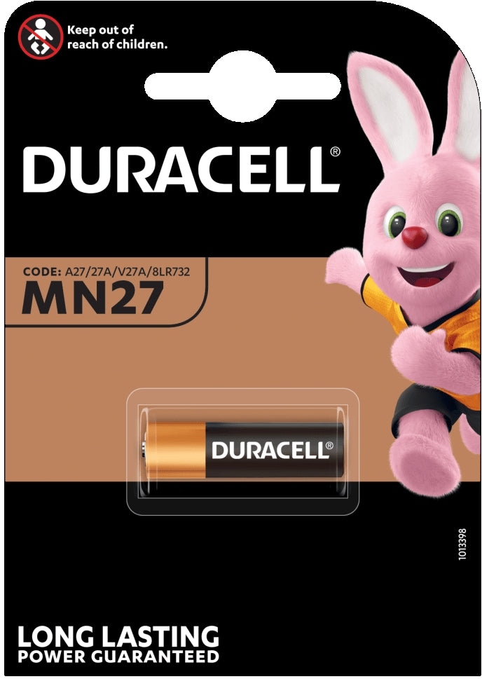 BATTERIA SPECIALISTICA ALCALINA DURACELL 12V MN27
