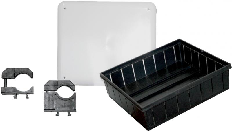 CASSETTA IN PLASTICA 61×31 cm PER COLLETTORI DA 3/4” E 1”
