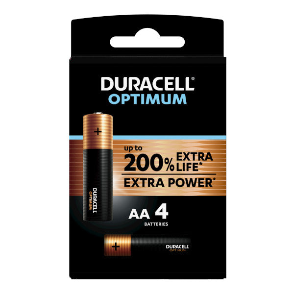 BLISTER 4 STILO AA DURACELL OPTIMUM