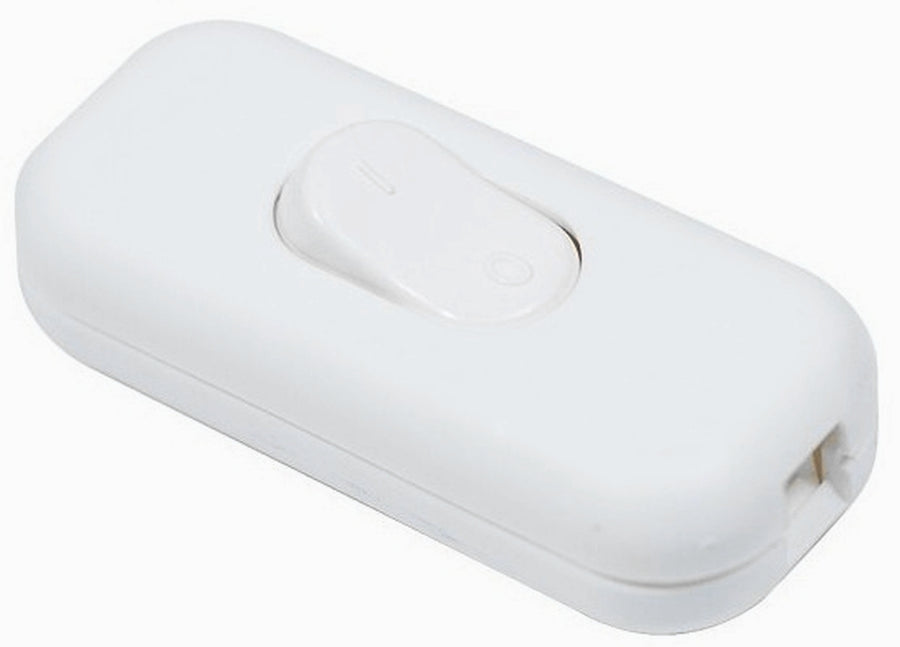 INTERRUTTORE PASSAFILO UNIPOLARE BIANCO 2A 250V