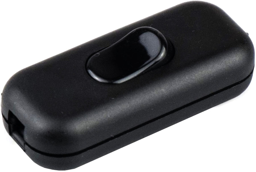 INTERRUTTORE PASSAFILO UNIPOLARE NERO 2A 250V