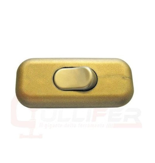 INTERRUTTORE PASSAFILO UNIPOLARE ORO 2A 250V