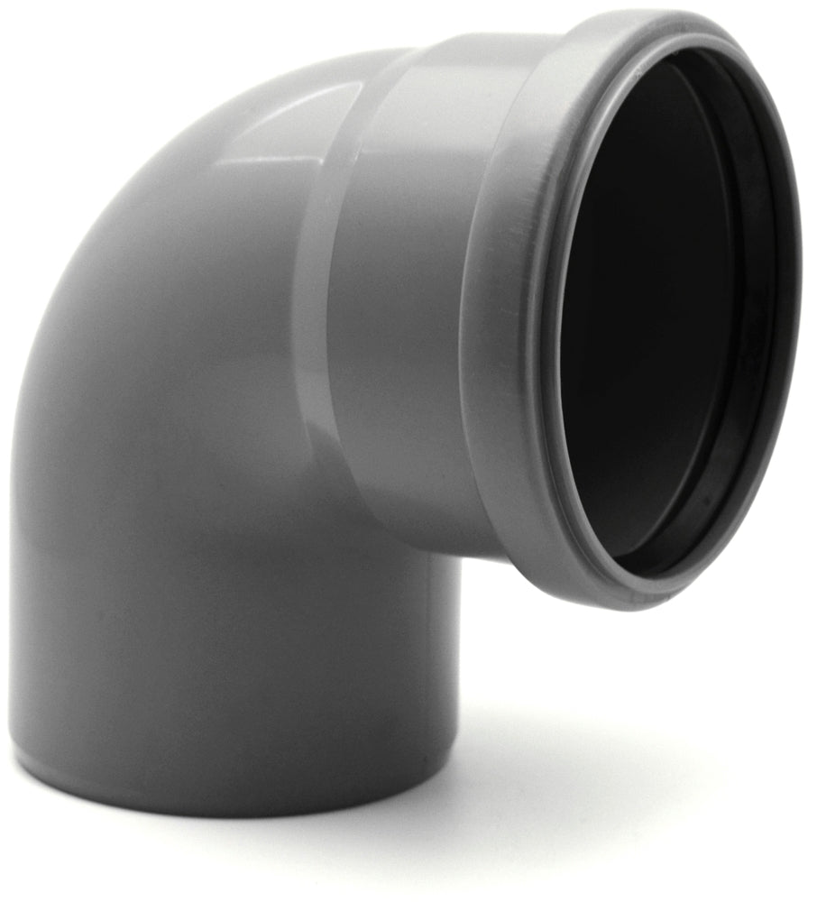 CURVA HTB 87° 30' Ø 40 mm IN POLIPROPILENE GRIGIO