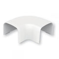 CURVA PIANA 65x50 mm BIANCA PER CANALIZZAZIONE IMPIANTI DI CLIMATIZZAZIONE