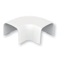CURVA PIANA Ø80X60 mm. PER CANALIZZAZIONE IMPIANTI DI CLIMATIZZAZIONE