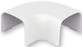 CURVA PIANA Ø90X65 mm. PER CANALIZZAZIONE IMPIANTI DI CLIMATIZZAZIONE