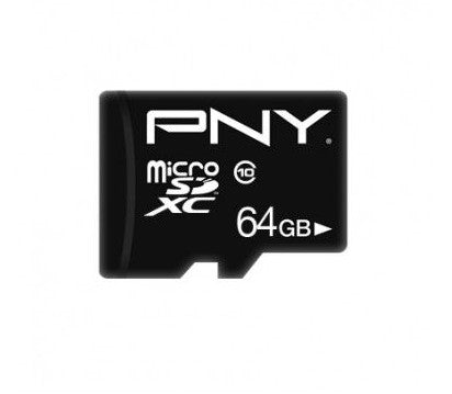 MICRO SD 64GB PNY ADAPTER SD CLASSE 10
