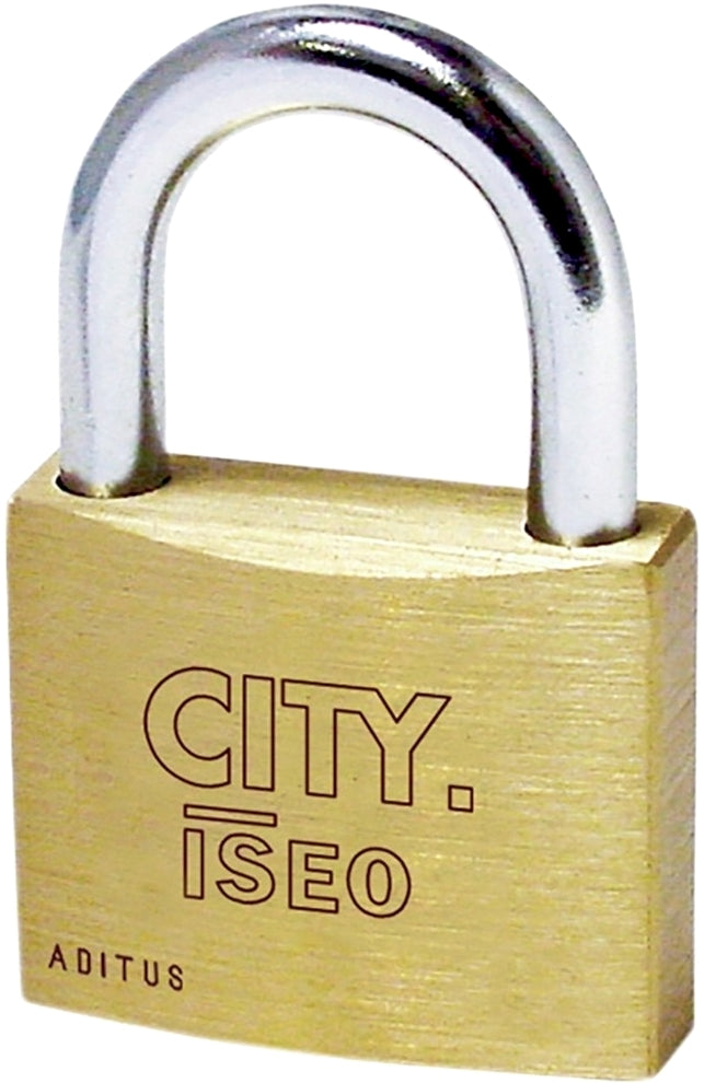 LUCCHETTO ADITUS IN OTTONE SATINATO AD ARCO Ø 3,5 mm