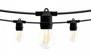 CATENA LUMINOSA ESTERNO UNIVERSO 20  PORTALAMPADE E27 20 METRI IP54