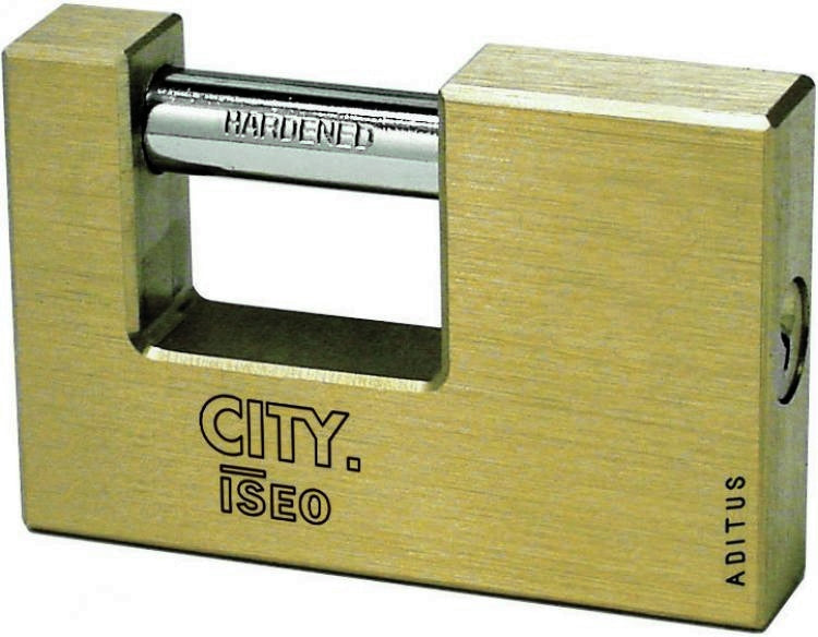LUCCHETTO RETTANGOLARE PER SERRANDE 70 mm Ø 12 mm