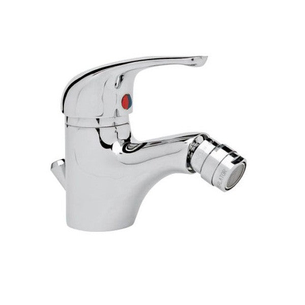 MISCELATORE MONOCOMANDO PER BIDET CON SCARICO SALTARELLO 1"1/4
