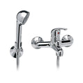 MISCELATORE MONOCOMANDO ESTERNO PER VASCA CON DOCCIA DUPLEX E FLESSIBILE 150 cm