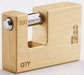 LUCCHETTO RETTANGOLARE IN OTTONE 500 mm Ø 8 mm