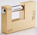 LUCCHETTO RETTANGOLARE IN OTTONE 900 mm Ø 12 mm