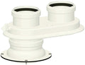 SDOPPIATORE MONOBLOCCO IN POLIPROPILENE BIANCO Ø80