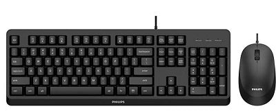 TASTIERA+MOUSE PHILIPS USB BL