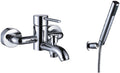 MISCELATORE MONOCOMANDO ESTERNO PER VASCA CON DOCCIA DUPLEX E FLESSIBILE 150 cm