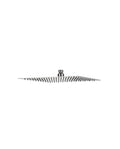 SOFFIONE "QUEEN" QUADRO IN ACCIAIO INOX A SPECCHIO EXTRA SOTTILE ø300