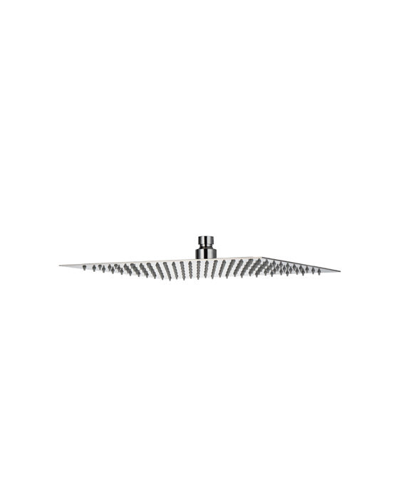 SOFFIONE "QUEEN" QUADRO IN ACCIAIO INOX A SPECCHIO EXTRA SOTTILE ø300