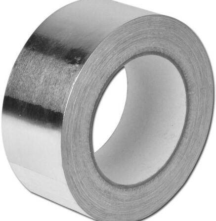 NASTRO AUTOADESIVO IN ALLUMINIO 50×35 . ROTOLO DA 50 METRI