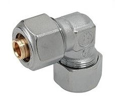 RACCORDO CURVO 90° PER TUBI IN PLASTICA O MULTISTRATO DIAMETRO 20X20