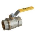 VALVOLA A SFERA DIRITTA, FEMMINA-MASCHIO, PASSAGGIO TOTALE, USO GAS 1/2" L.GIALLA
