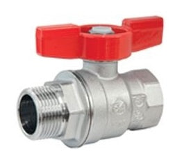 VALVOLA A SFERA DIRITTA, FEMMINA-MASCHIO, PASSAGGIO TOTALE, USO GENE8013975233535
ICO 1/2"