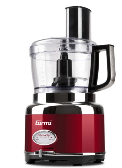 ROBOT MULTIFUNZIONE VINTAGE ROSSO 600WATT, 1,2 LITRI " MASTROCHEF"