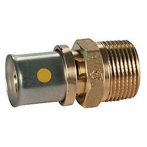 RACCORDO DIRITTO FILETTATO MASCHIO A PRESSARE MULTIPINZA 3/4"M/X26