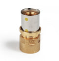 RACCORDO DIRITTO FILETTATO FEMMINA, A PRESSARE MULTIPINZA, SERIE MULTIGAS 3/4" X (20 x 2)