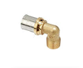 RACCORDO CURVO 90° FILETTATO MASCHIO A PRESSARE MULTIPINZA 1/2"X20