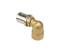 RACCORDO CURVO 90° FILETTATO FEMMINA, A PRESSARE MULTIPINZA 3/4" x (16 x 2)