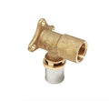 RACCORDO A GOMITO FILETTATO FEMMINA CON STAFFA A MURO A PRESSARE MULTIPINZA 3/4"X26