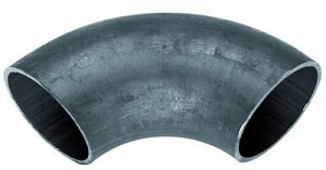 RACCORDO CURVO 90 A SALDARE FEMMINA FEMMINA IN ACCIAIO NERO SERIE 704 3" MM 88,9