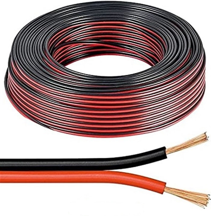 FILO A PIATTINA ROSSO-NERO 2X0,75 (PREZZO A METRO)