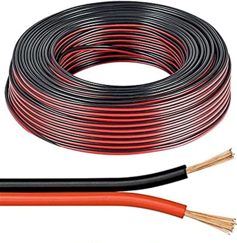 FILO A PIATTINA ROSSO-NERO 2X0,75 (PREZZO A METRO)