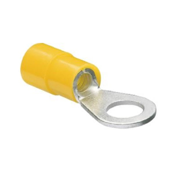 CONFEZIONE 100 PEZZI CAPICORDA TERMINALE AD OCCHIELLO ISOLATO PER CAVI DA 1.5 mm² a 2.5 mm² M4