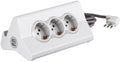 MULTIPRESA HI-TECH BIANCA CON 3 PRESE SCHUKO E 2 PRESE USB 2500W