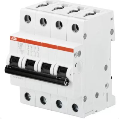 INTERRUTTORE MAGNETOTERMICO 4 POLI 63A 6KA