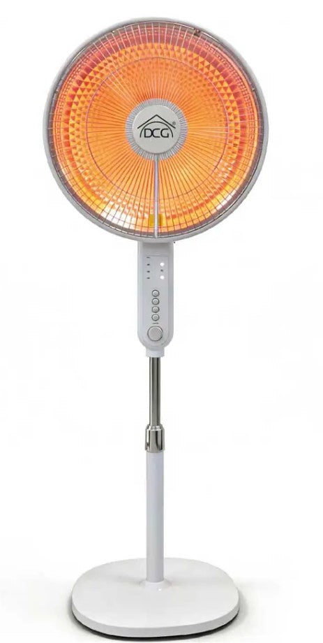 STUFA OSCILLANTE CARBONIO CRYSTAL 124 CM – SA9680 900W CON TELECOMANDO