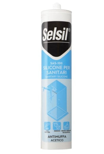 SILICONE ACETICO PER SANITARI TRASPARENTE 280ML