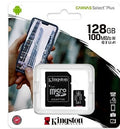 SCHEDA MICRO SD CON ADATTATORE KINGSTON CANVAS SELECT PLUS 128 GB