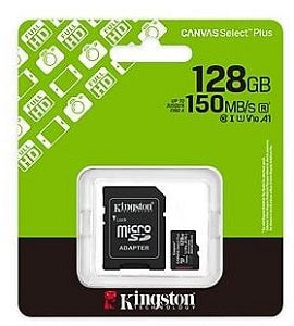 MICRO SDC4 128GB + ADAPTER SD CLASS 10 KINGSTON