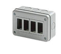 CONTENITORE DA PARETE 4 POSTI IP40 EASY
