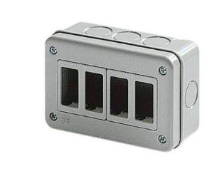 CONTENITORE DA PARETE 4 POSTI IP40 EASY